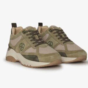 Anine Bing Dina Sneakers Khaki Size 11